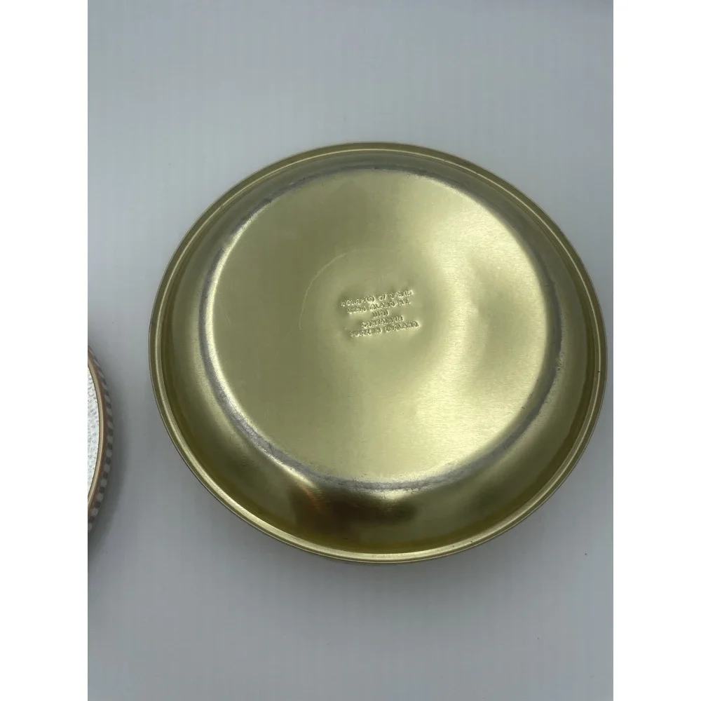 Vtg Daher Designed Round Lidded Tin Made in England 8